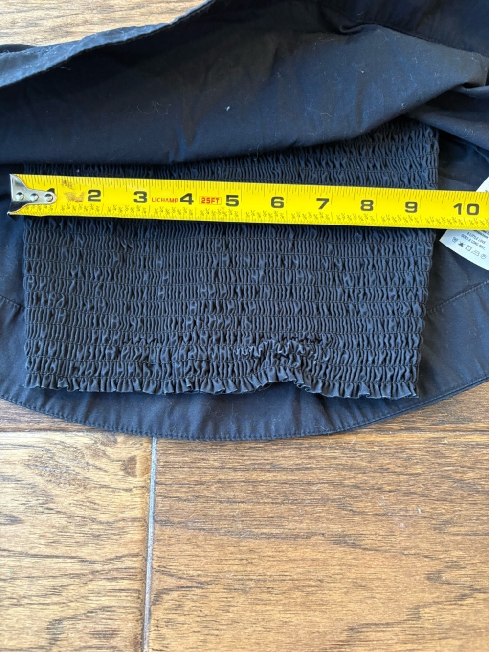 Wilfred Black Strapless Bandeau Tube  Top - Picture 5 of 7